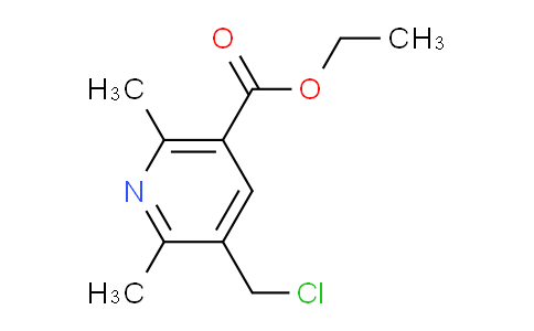 CAS No. 77825-10-6, Ethyl 5-(chloromethyl)-2,6-dimethylnicotinate