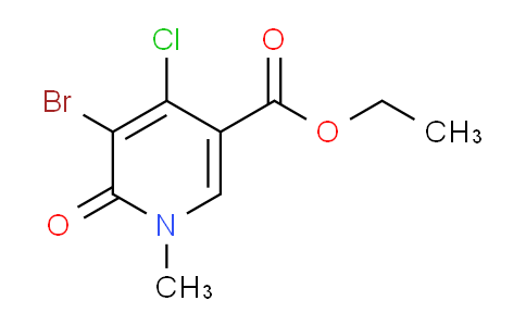 CAS No. 1379526-95-0, Ethyl 5-bromo-4-chloro-1-methyl-6-oxo-1,6-dihydropyridine-3-carboxylate