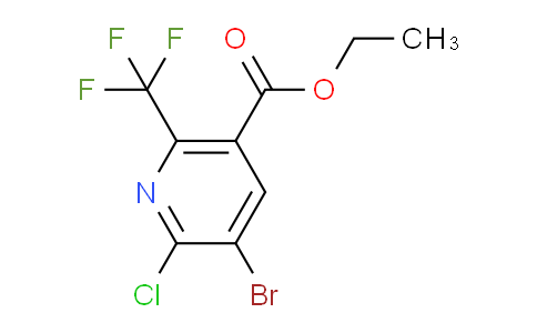 CAS No. 1710205-08-5, Ethyl 5-bromo-6-chloro-2-(trifluoromethyl)nicotinate