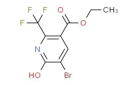 CAS No. 862111-61-3, Ethyl 5-bromo-6-hydroxy-2-(trifluoromethyl)nicotinate