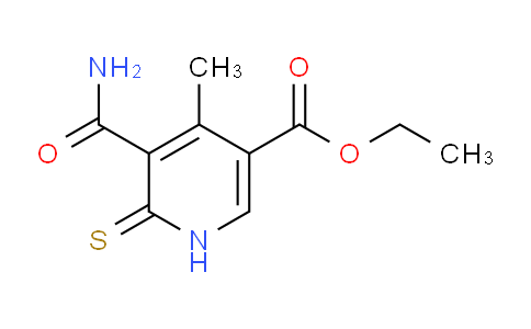 CAS No. 171113-26-1, Ethyl 5-carbamoyl-4-methyl-6-thioxo-1,6-dihydropyridine-3-carboxylate