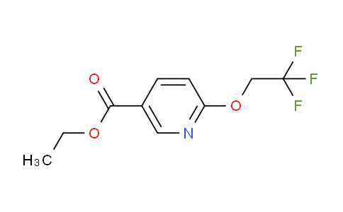 CAS No. 1263276-73-8, Ethyl 6-(2,2,2-trifluoroethoxy)nicotinate
