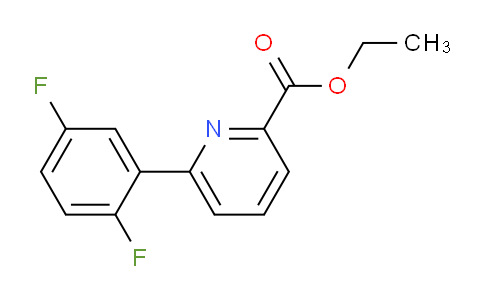 CAS No. 1330750-30-5, Ethyl 6-(2,5-difluorophenyl)picolinate