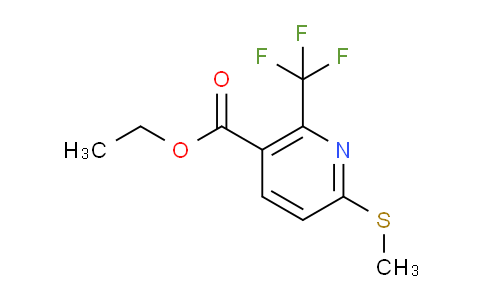 CAS No. 261635-84-1, Ethyl 6-(methylthio)-2-(trifluoromethyl)nicotinate