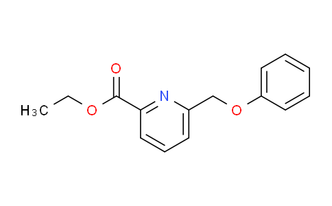 CAS No. 866124-50-7, Ethyl 6-(phenoxymethyl)picolinate