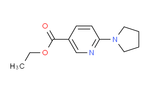 CAS No. 897399-74-5, Ethyl 6-(pyrrolidin-1-yl)nicotinate