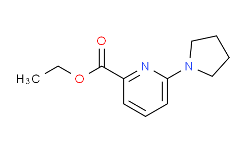 CAS No. 1166756-92-8, Ethyl 6-(pyrrolidin-1-yl)picolinate