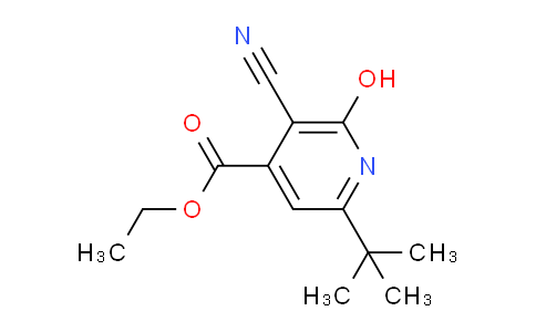 CAS No. 100616-09-9, Ethyl 6-(tert-butyl)-3-cyano-2-hydroxyisonicotinate