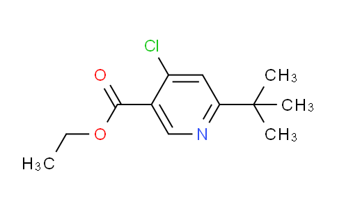 CAS No. 1416439-99-0, Ethyl 6-(tert-butyl)-4-chloronicotinate