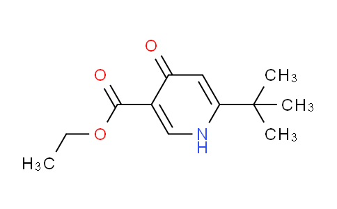 CAS No. 134653-98-8, Ethyl 6-(tert-butyl)-4-oxo-1,4-dihydropyridine-3-carboxylate
