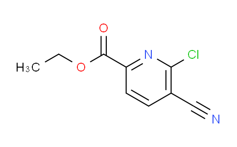 CAS No. 1780335-83-2, Ethyl 6-chloro-5-cyanopicolinate