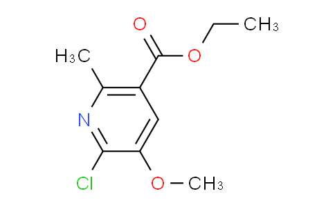 CAS No. 919354-48-6, Ethyl 6-chloro-5-methoxy-2-methylnicotinate