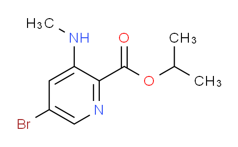 CAS No. 863444-57-9, Isopropyl 5-bromo-3-(methylamino)picolinate