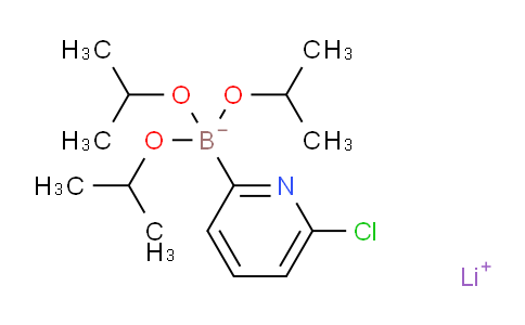 CAS No. 1256364-41-6, Lithium (6-chloropyridin-2-yl)triisopropoxyborate