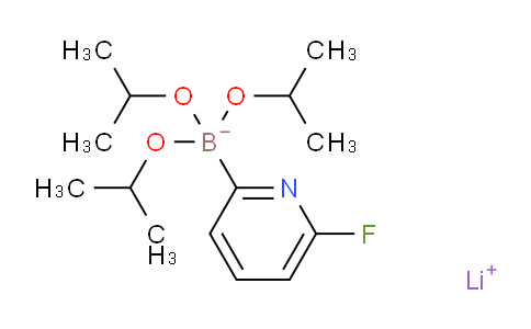 CAS No. 1256364-28-9, Lithium (6-fluoropyridin-2-yl)triisopropoxyborate