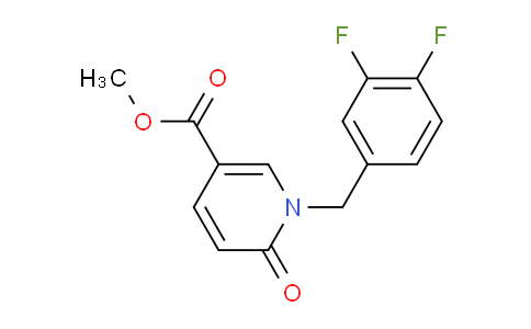 CAS No. 242797-16-6, Methyl 1-(3,4-difluorobenzyl)-6-oxo-1,6-dihydropyridine-3-carboxylate