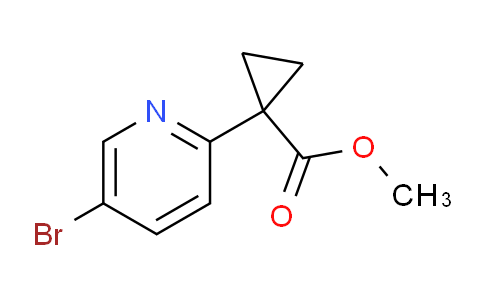 CAS No. 1335057-99-2, Methyl 1-(5-bromopyridin-2-yl)cyclopropanecarboxylate