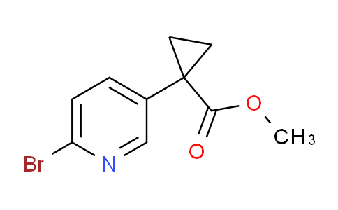 CAS No. 1346539-47-6, Methyl 1-(6-bromopyridin-3-yl)cyclopropanecarboxylate