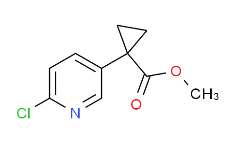 CAS No. 1006875-85-9, Methyl 1-(6-chloropyridin-3-yl)cyclopropanecarboxylate