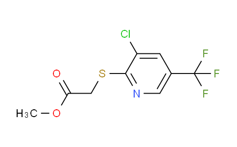 CAS No. 1024368-23-7, Methyl 2-((3-chloro-5-(trifluoromethyl)pyridin-2-yl)thio)acetate