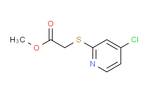 CAS No. 1346809-16-2, Methyl 2-((4-chloropyridin-2-yl)thio)acetate