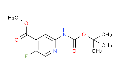 CAS No. 1380331-28-1, Methyl 2-((tert-butoxycarbonyl)amino)-5-fluoroisonicotinate