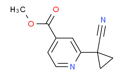 CAS No. 1956382-92-5, Methyl 2-(1-cyanocyclopropyl)isonicotinate