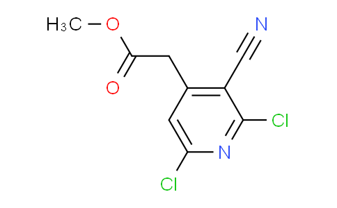 CAS No. 39621-02-8, Methyl 2-(2,6-dichloro-3-cyanopyridin-4-yl)acetate