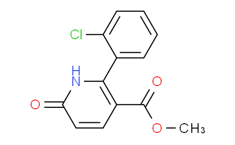 CAS No. 1707371-97-8, Methyl 2-(2-chlorophenyl)-6-oxo-1,6-dihydropyridine-3-carboxylate
