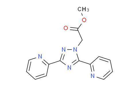 CAS No. 1171688-97-3, Methyl 2-(3,5-di(pyridin-2-yl)-1H-1,2,4-triazol-1-yl)acetate