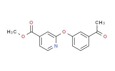 CAS No. 1415719-69-5, Methyl 2-(3-acetylphenoxy)isonicotinate