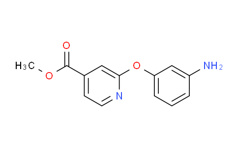 CAS No. 1415719-46-8, Methyl 2-(3-aminophenoxy)isonicotinate
