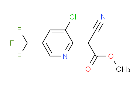 CAS No. 658066-43-4, Methyl 2-(3-chloro-5-(trifluoromethyl)pyridin-2-yl)-2-cyanoacetate