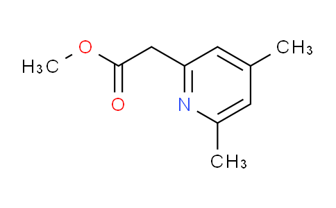 CAS No. 58532-57-3, Methyl 2-(4,6-dimethylpyridin-2-yl)acetate