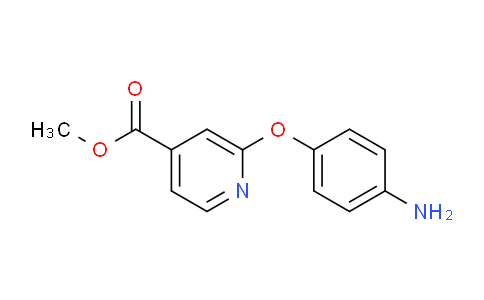 CAS No. 1415719-42-4, Methyl 2-(4-aminophenoxy)isonicotinate
