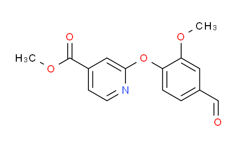 CAS No. 1415719-17-3, Methyl 2-(4-formyl-2-methoxyphenoxy)isonicotinate