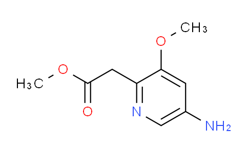 CAS No. 1114830-00-0, Methyl 2-(5-amino-3-methoxypyridin-2-yl)acetate