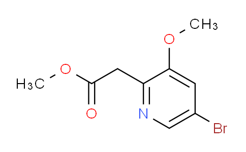 CAS No. 947688-88-2, Methyl 2-(5-bromo-3-methoxypyridin-2-yl)acetate