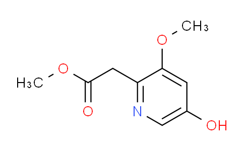 CAS No. 947688-90-6, Methyl 2-(5-hydroxy-3-methoxypyridin-2-yl)acetate