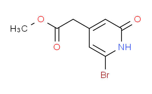 CAS No. 141807-52-5, Methyl 2-(6-bromo-2-oxo-1,2-dihydropyridin-4-yl)acetate
