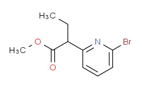 CAS No. 1956335-95-7, Methyl 2-(6-bromopyridin-2-yl)butanoate