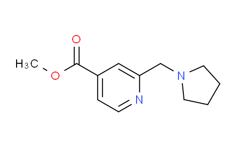 CAS No. 125104-37-2, Methyl 2-(pyrrolidin-1-ylmethyl)isonicotinate