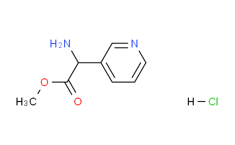 CAS No. 179811-55-3, Methyl 2-amino-2-(pyridin-3-yl)acetate hydrochloride