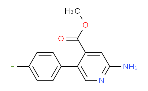 CAS No. 1214354-57-0, Methyl 2-amino-5-(4-fluorophenyl)pyridine-4-carboxylate