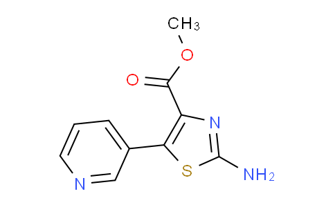 CAS No. 1086375-64-5, Methyl 2-amino-5-(pyridin-3-yl)thiazole-4-carboxylate