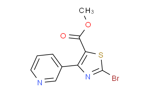 CAS No. 1206908-41-9, Methyl 2-bromo-4-(pyridin-3-yl)thiazole-5-carboxylate