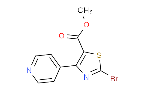 CAS No. 1206908-42-0, Methyl 2-bromo-4-(pyridin-4-yl)thiazole-5-carboxylate