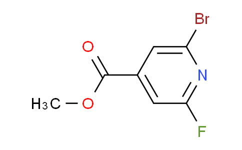CAS No. 1214345-88-6, Methyl 2-bromo-6-fluoroisonicotinate