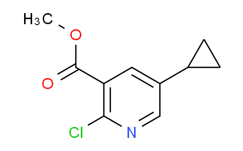 CAS No. 1035690-30-2, Methyl 2-chloro-5-cyclopropylnicotinate