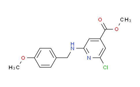 CAS No. 1244016-78-1, Methyl 2-chloro-6-((4-methoxybenzyl)amino)isonicotinate